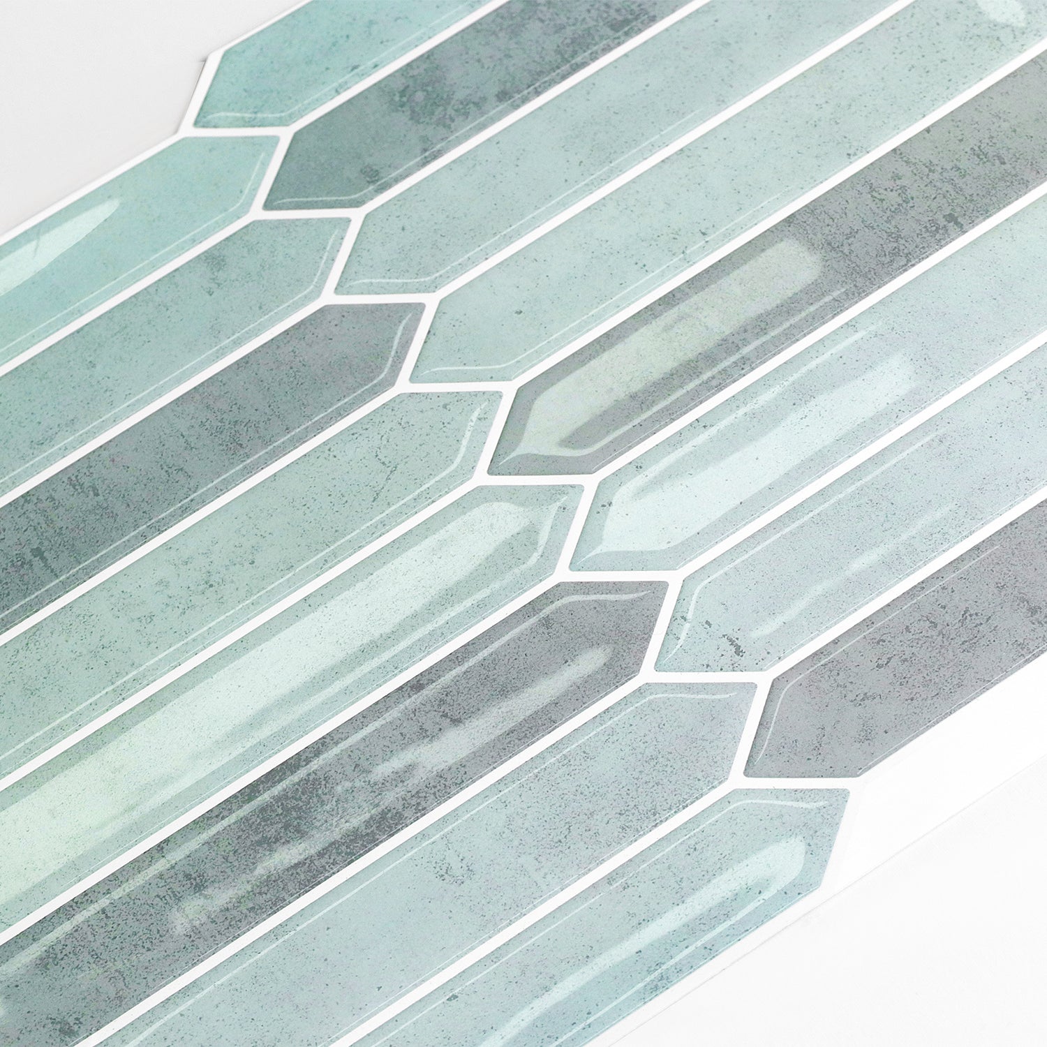 Linear North 3D vinyl linjär kakel – nordisk accent-vägg interiör DekorStickers