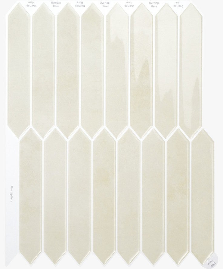 Linear North T80852 Sandstrand – beige linjär 3D vinyl kakelplatta 29×22,86 cm 5 ark