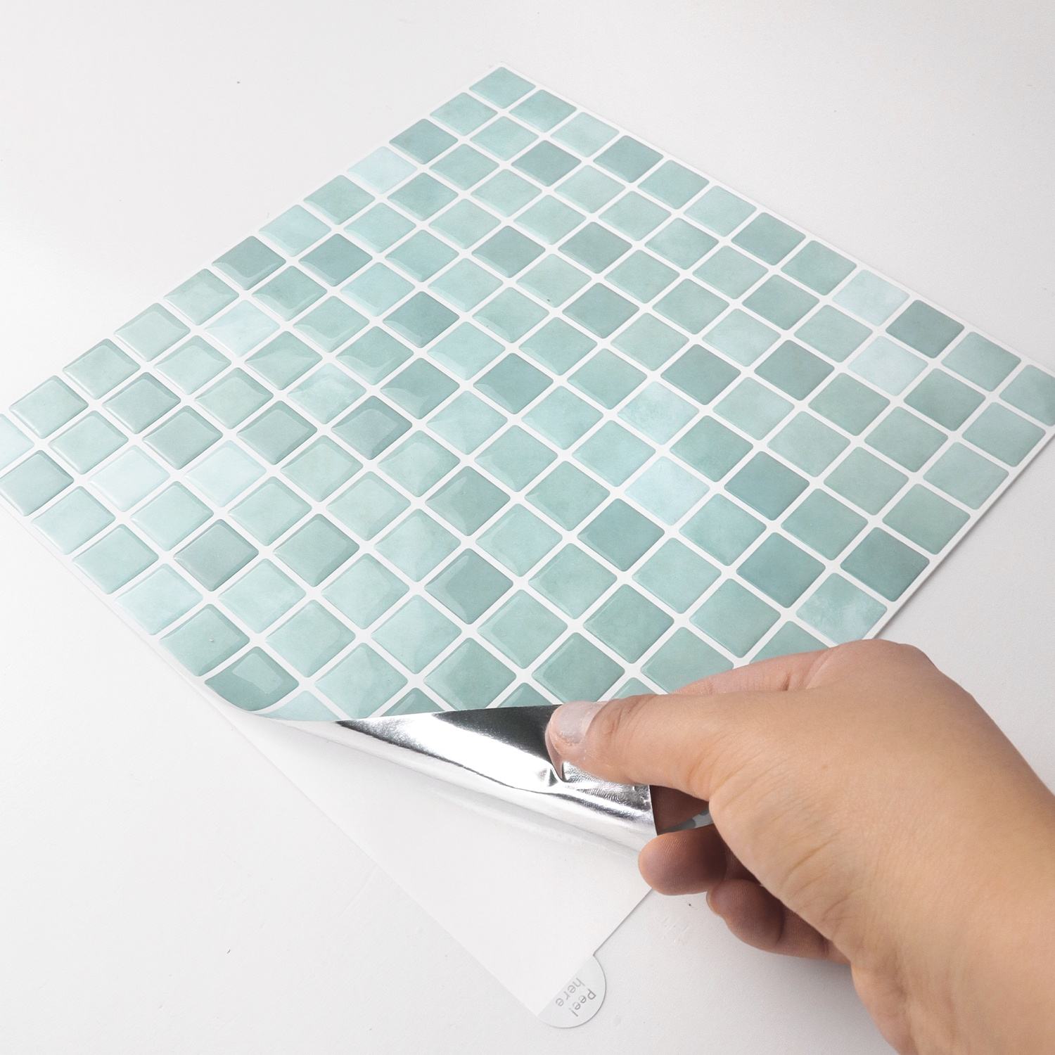 Nordic Mosaik självhäftande mosaikkakel produktbild – 3D vinyl mosaik kakelplattor